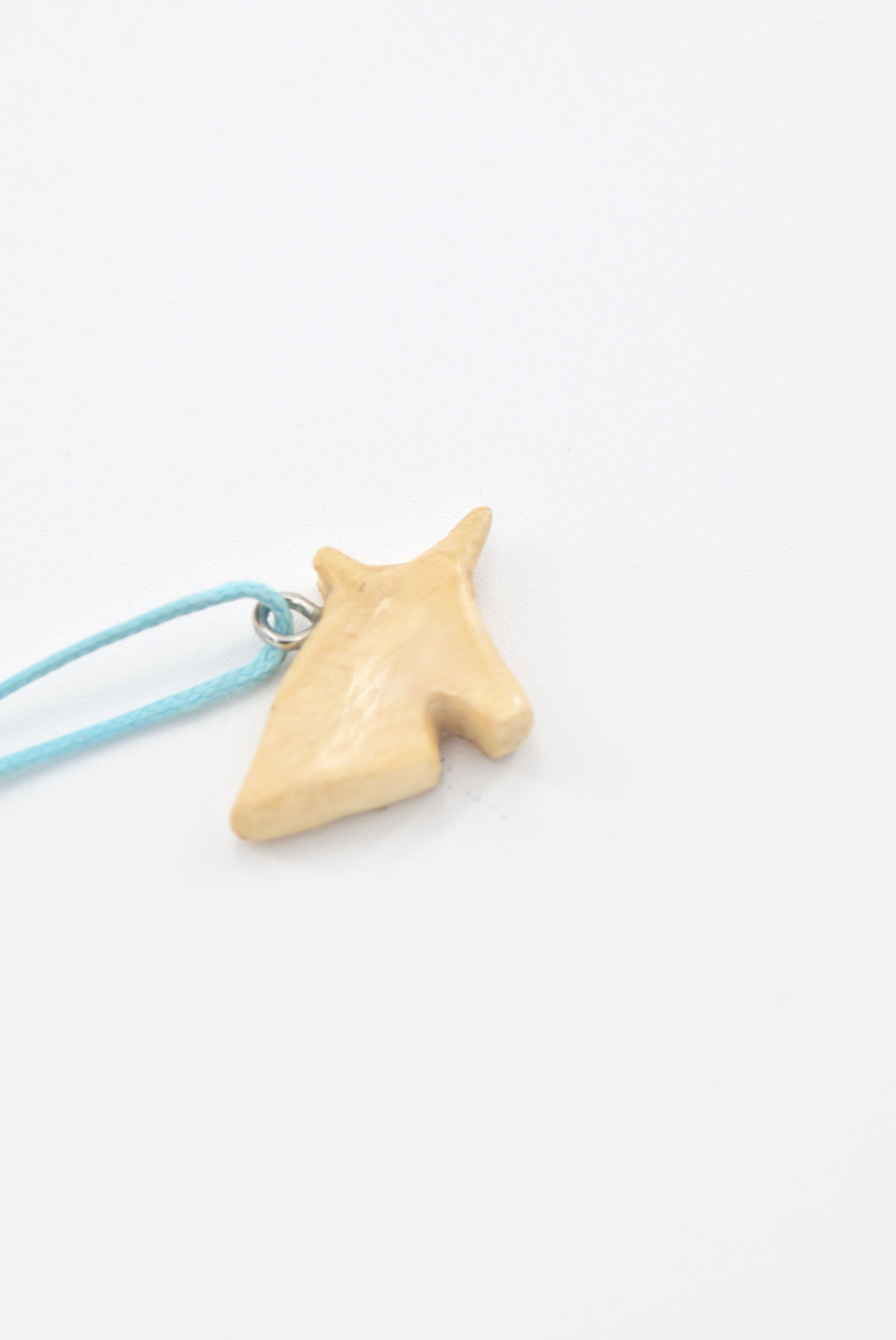Karah's Unicorn- Hand-Carved Velvet Ash Pendant