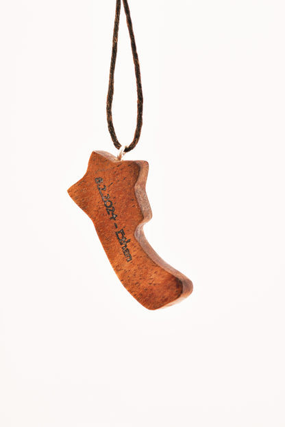 Shooting Star Pendant- Handcrafted Koa Wood Keepsake
